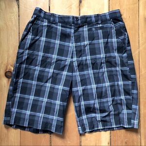 Ripzone Mens Plaid Gray Shorts 32”